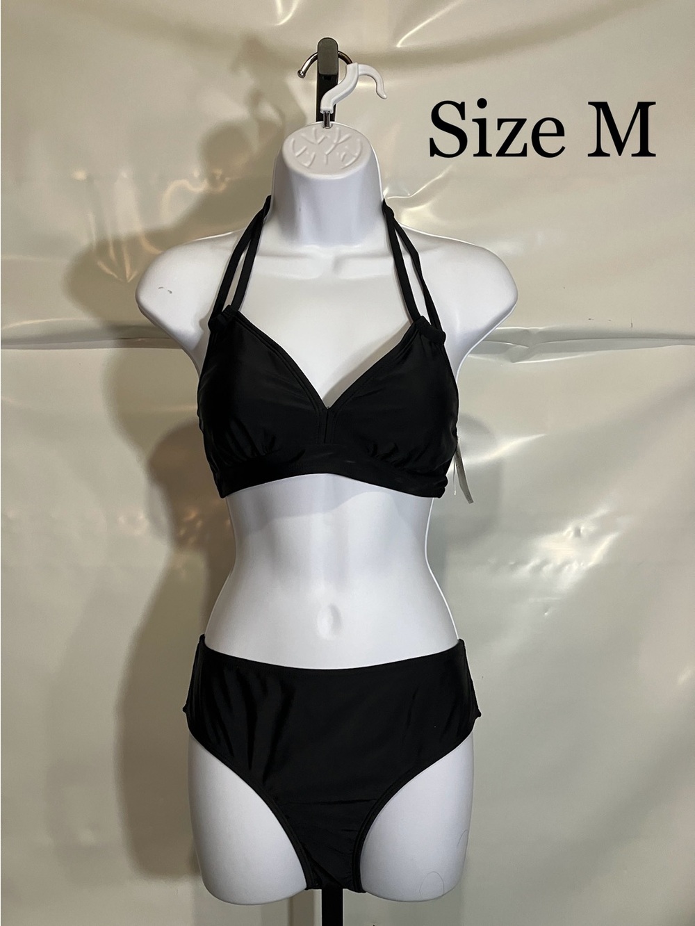 Cupshe Black Two-Piece Bikini Set